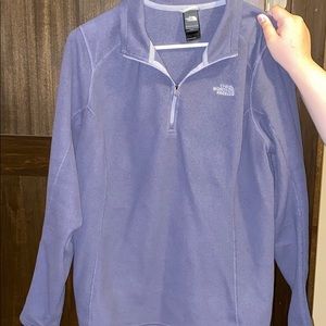 Purple North Face Quarterzip-MAKE OFFERS!!